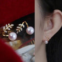 2023 Korean New Light Luxury Zircon Moon Star Earrings