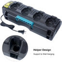 Rapid 4-Port DCB104 Charger for Dewalt Lithium Batteries