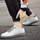 Casual Men Elevator Shoes Height Increase 6CM Lift Sneakers