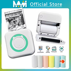 Portable Wireless Mini Printer: High-Res Photo Label Memo Printing