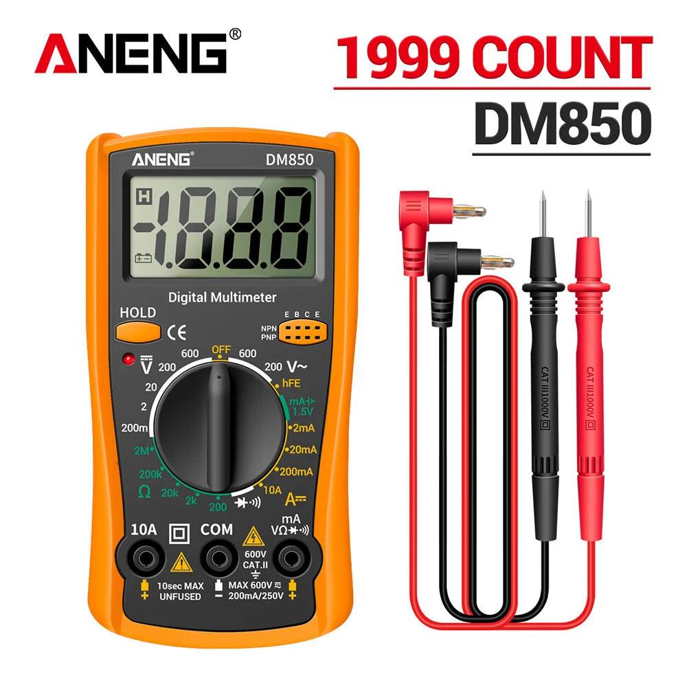 Digital Multimeter: Professional Auto AC/DC Voltage Tester Ammeter Tool  ourlum.com   