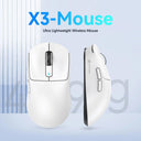 X3 Wireless Gaming Mouse: Ultra-Light Bluetooth 26K DPI Sensor for Gamers  ourlum.com WHITE  