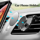 Magnetic Car Vent Phone Holder for GPS Navigation & Calls  ourlum.com   