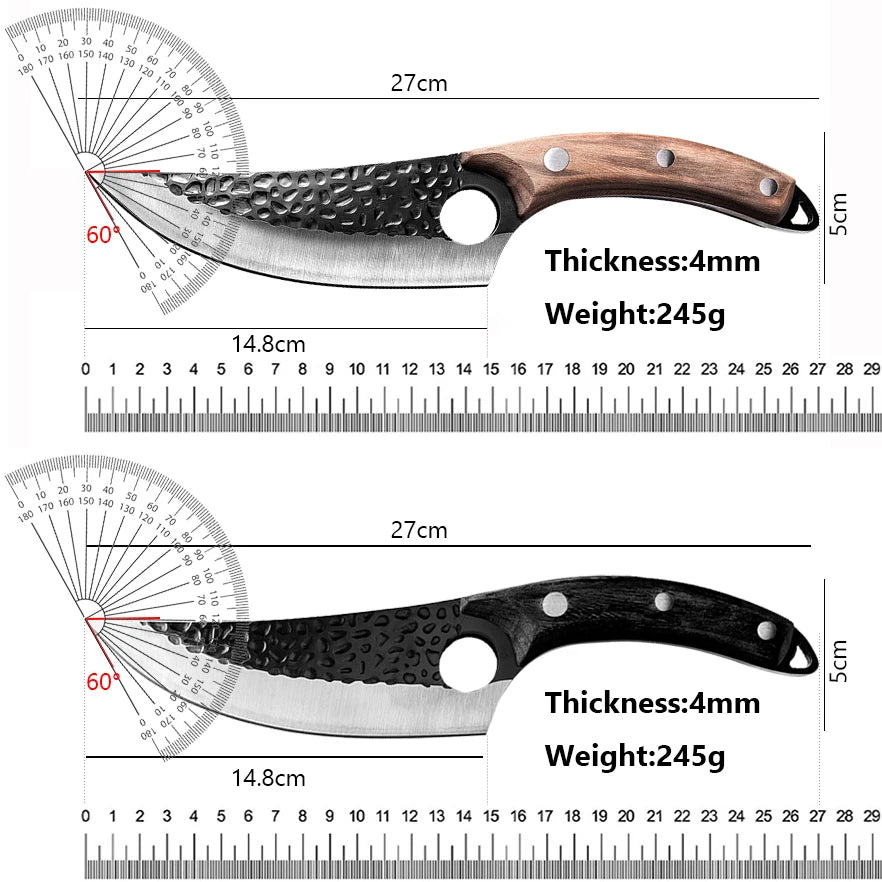 Handcrafted Stainless Steel Boning Knife for Butchering