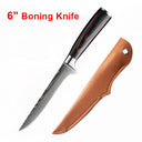 High-Performance Sashimi and Boning Knife with Wooden Handle