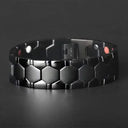 Zinc Alloy Magnetic Detox Bracelet for Men - Lymph Drainage & Arthritis Relief Health Jewelry