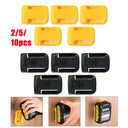 2/5/10Pcs For Dewalt 18V 20V 60V Battery Holder Yellow