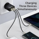 Baseus 30W USB Charger - Ultimate Fast Charging Solution for iPhone, Samsung,  - 3 Ports, Travel-Friendly  ourlum.com   