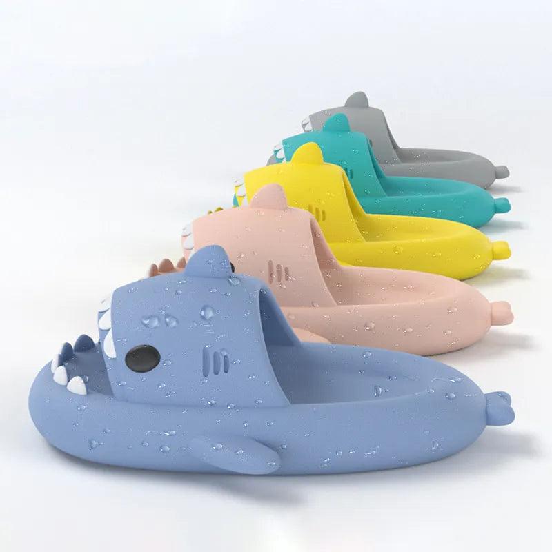 Summer Shark Slippers: Fun Anti-Skid Sandals for Women, Men, & Kids  ourlum.com   