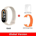 Mi Band 8 Blood Oxygen Tracker: Advanced Health Monitoring & Fitness Trends  ourlum.com Gold N Orange Strap CHINA 