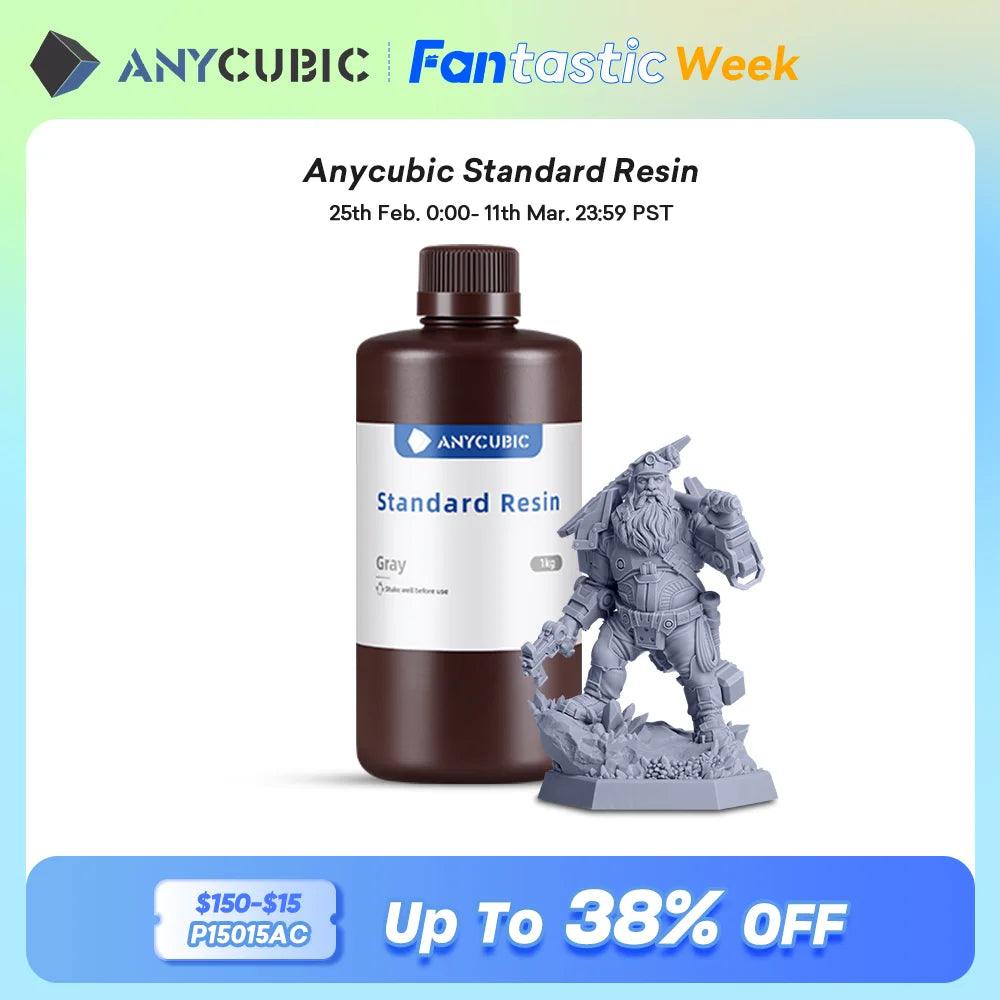 ANYCUBIC Grey UV Curing Resin: Premium Precision 3D Printing Solution  ourlum.com   