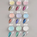 Aurora Nail Glitter Powder: Enchanting Gradient Shimmer Effects