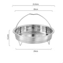 Stainless Steel Steamer Basket for Rice and Vegetables Cooking