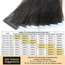 Yaki Straight Tape In Extensions Remy Human Hair 12-26 Inch