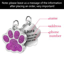 Personalized Stainless Steel Pet ID Tag for Dogs and Cats  ourlum.com I  