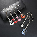 Creative Mini Musical Instruments Guitar Keychain Gift Accessory