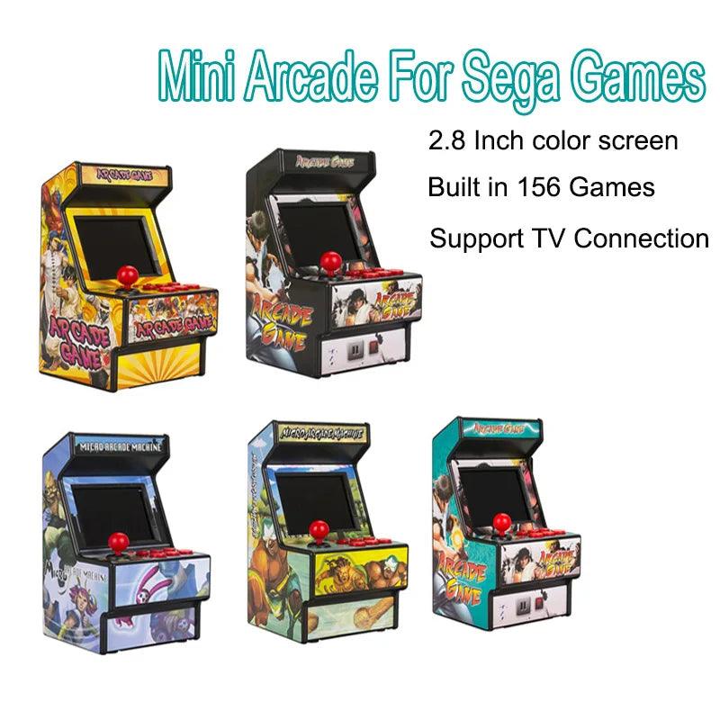 Handheld Game Console Portable Retro Mini Arcade Game Machine With 156 Video Games for Sega 2.8 Inch Consolas De Videojuegos  ourlum.com   