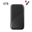  Portable SSD: High-Speed USB for Quick Data Transfer  ourlum.com 6TB black  