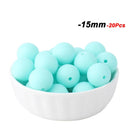 Baby Round Silicone Beads Safe Multi-functional Teething Relief