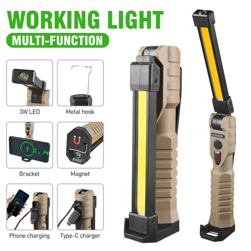 LED Emergency Floodlight Work Lamp: Portable Versatile Lighting  ourlum.com   