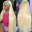 Blonde 613 HD Lace Frontal Wig - Pre-Plucked Human Hair