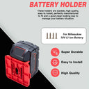 For Makita For Milwaukee For Dewalt 18V Li-ion Battery Holder