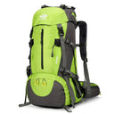 50L Hiking Backpack Waterproof Camping Pack with Shoe Compartment