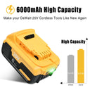 20V 9.0Ah MAX Lithium Battery for Dewalt DCB200 Series