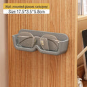 Wall-Mounted Glass Sunglasses Organizer Cabinet for Storage