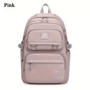 Spacious Waterproof Nylon Backpack for Students and Travelers