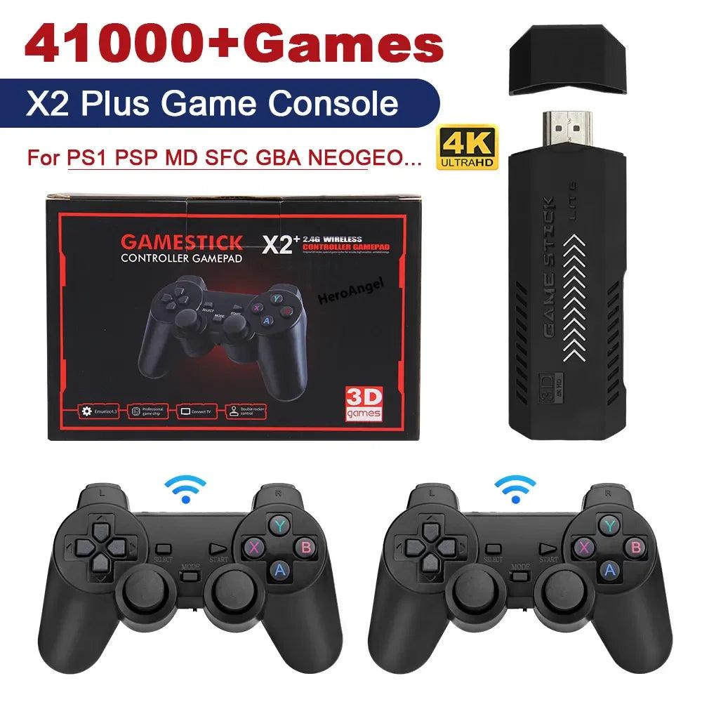 X2 Plus GD10 Pro Retro Game Stick: Wireless Controllers & 4K Graphics  ourlum.com   