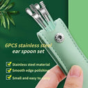 Gentle Stainless Steel Ear Care Kit for Effective Wax Removal