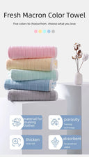 Square Spiral Bath Towel Designer Solid Color Quick Drying