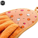 Coral Velvet Hand Towel Soft Absorbent Microfiber Cloth