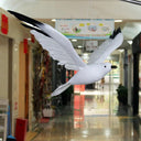 1pc Simulated Feather Seagulls Bird Figurines for Home Decor