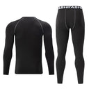 Men's 2-Piece Thermal Long Sleeve Athletic Set for Fall