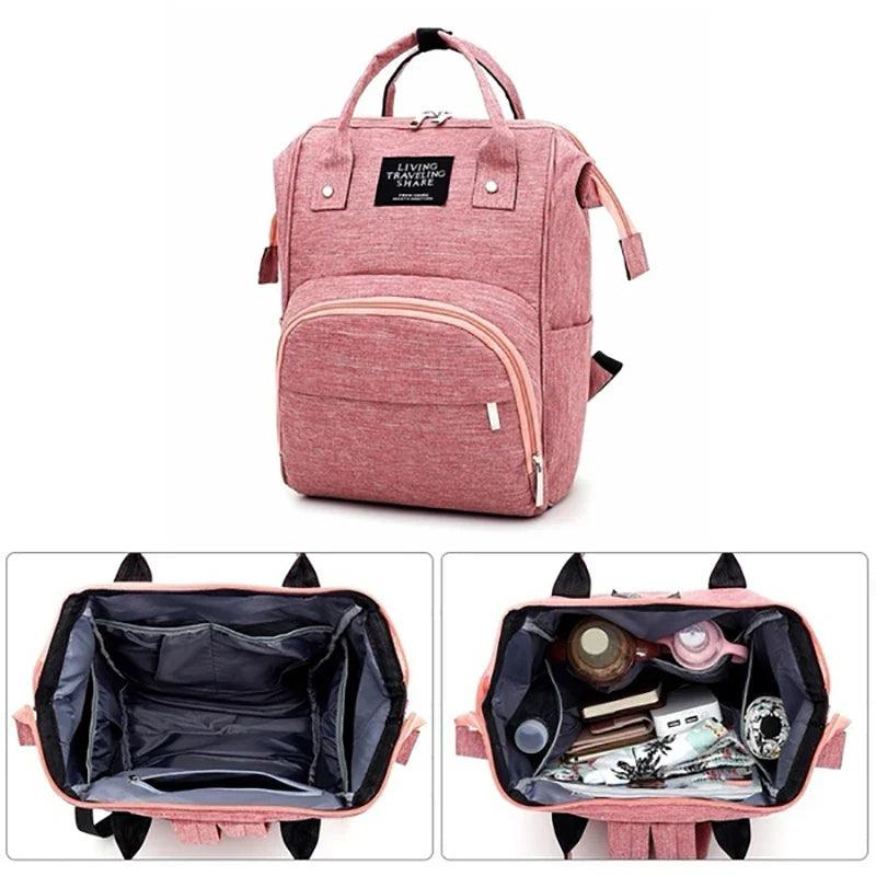 Nappy Backpack Bag Mummy Large Capacity Bag Mom Baby Multi-Function Waterproof Outdoor Travel Diaper Bags for Baby Care  ourlum.com   