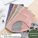 Cotton Leak-Proof Menstrual Panties Maximum Security Comfort