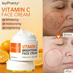 Anti-Wrinkle Vitamin C Radiance Boosting Face Cream: Dark Spot Corrector & Glowing Skin Formula