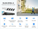 Reolink 8CH 4K Security Camera System 8MP IP Cameras Kit