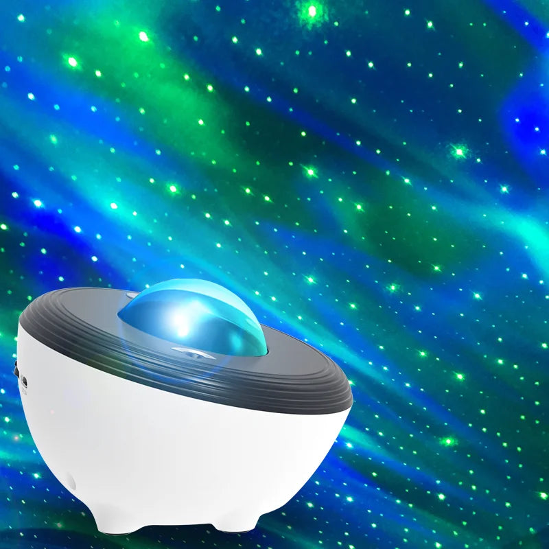 Star Projector LED Aurora Projector Bluetooth Speaker Night Light  White Noise Galaxy Projector For Bedroom Kids Decoration Home