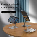 Adjustable Aluminum Tablet Stand: Hands-Free Phone Mount for Various Devices  ourlum.com   