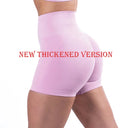 High Waist Scrunch Butt Seamless Yoga Shorts for Women - Push Up Athletic Gym Workout Bottoms