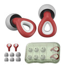 YUNGLR Tranquility Earplugs: Noise Reduction & Waterproof Protection  ourlum.com red  