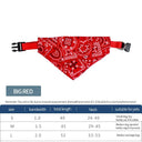 Pet Dog Bandana Collar with Leather Accessories: Cute Design, Quality Assurance, All Seasons.  ourlum.com style 1red S 