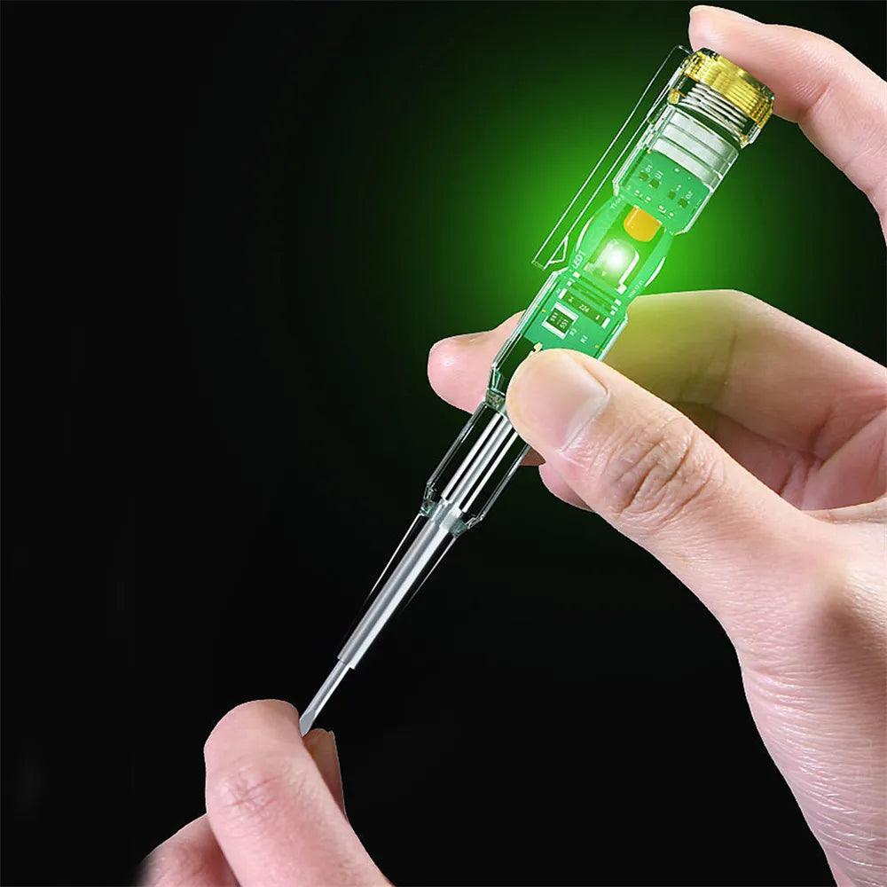 Intelligent Voltage Tester Pen for Electrical Maintenance: LED Indicator, Insulated Material  ourlum.com   