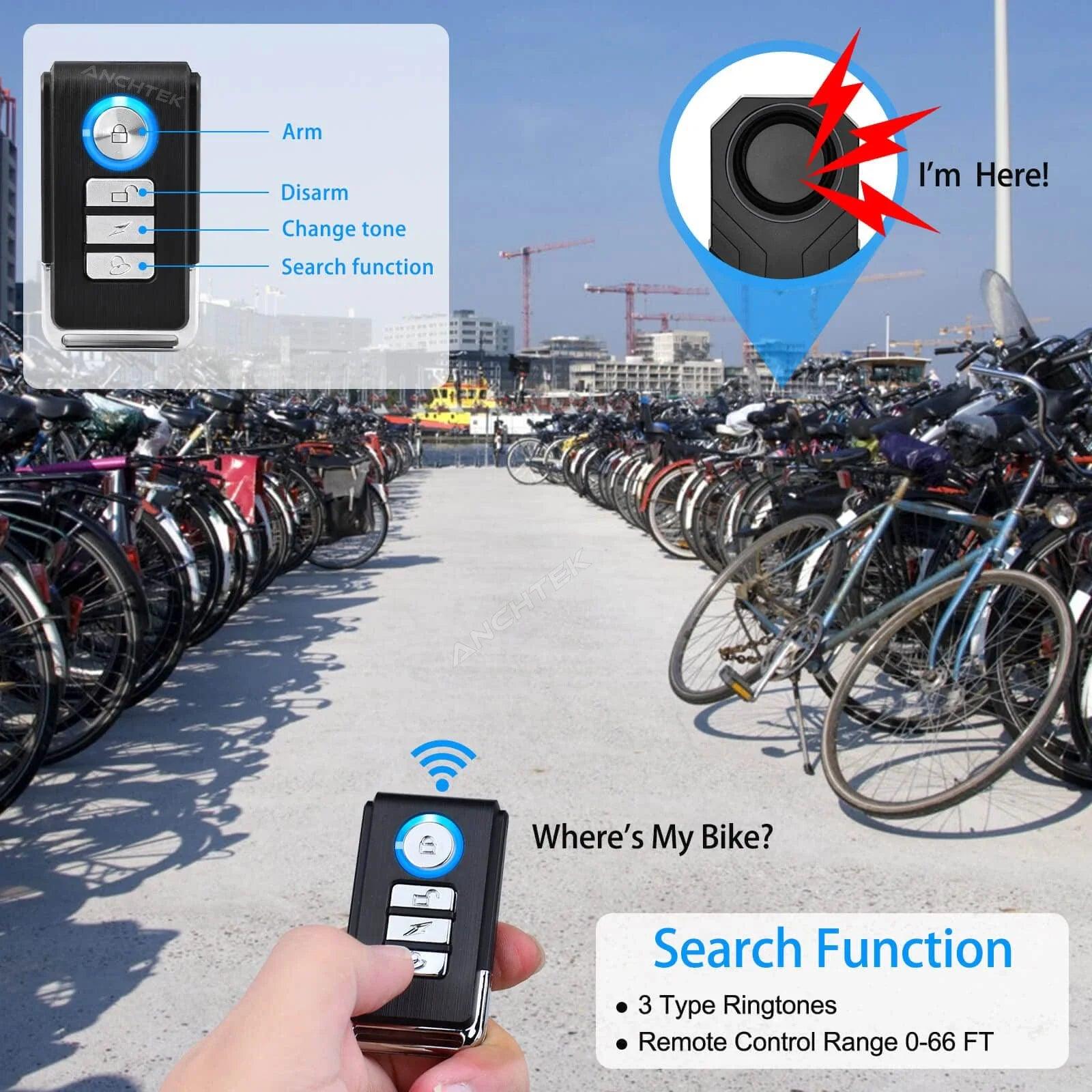 Anchtek Motorcycle Anti-Theft Alarm: Ultimate Wireless Security Solution  ourlum.com   