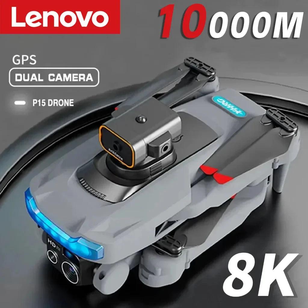 Lenovo P15 Drone Pro: 8K Dual Camera Quadcopter for Extended Flight Time  ourlum.com   