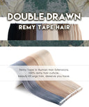 K.S WIGS Remy Tape In Human Hair Extensions 16-24 Inch