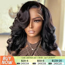 Luxury Body Wave Short Bob Wigs 100% Remy Human Hair